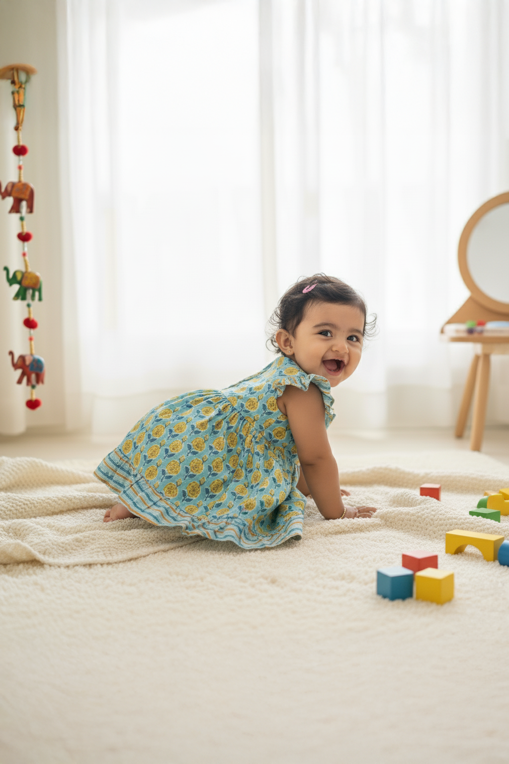 Miaame's Floral Patchwork Frock - Image 2