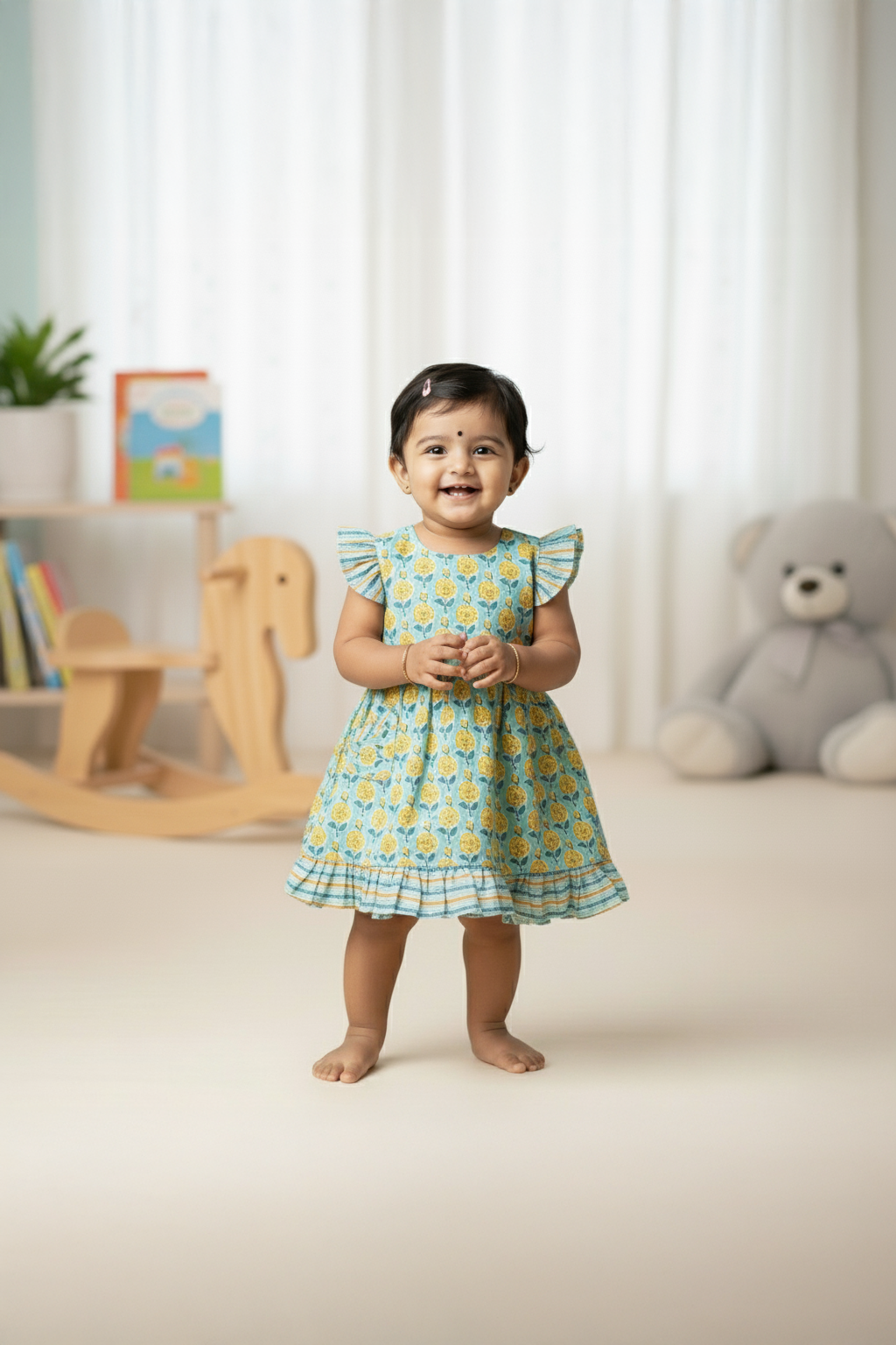 Miaame's Floral Patchwork Frock