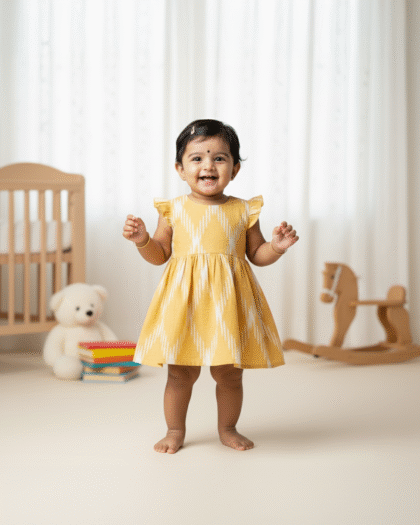 Miaame's Sunshine Ikat Frock