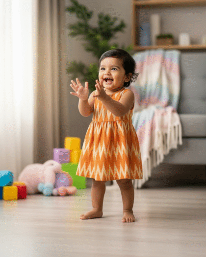 Miaame's Sunset Ikat Frock