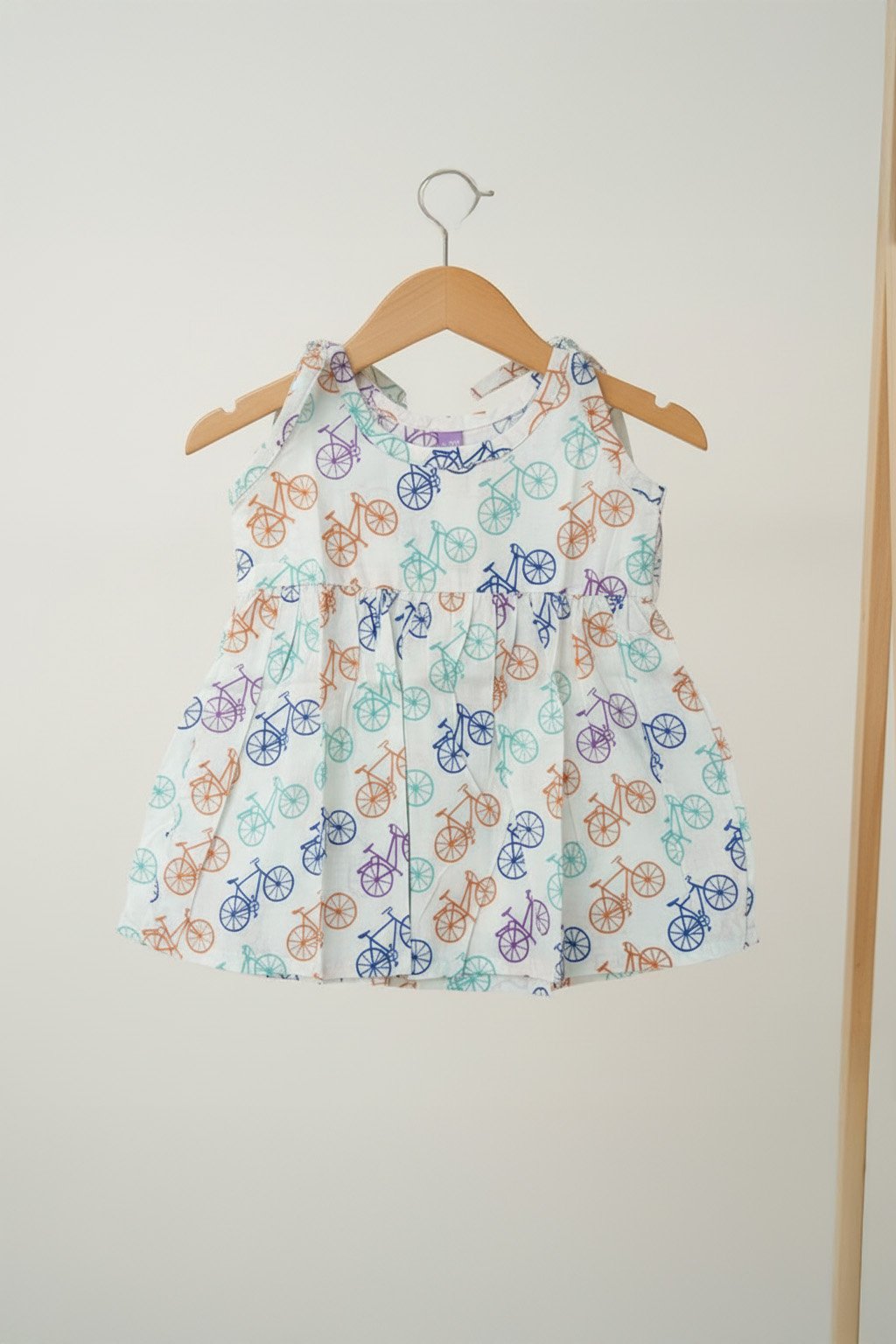 🚲 MIAAME BULOO – Colorful Ride Newborn Cotton Frok