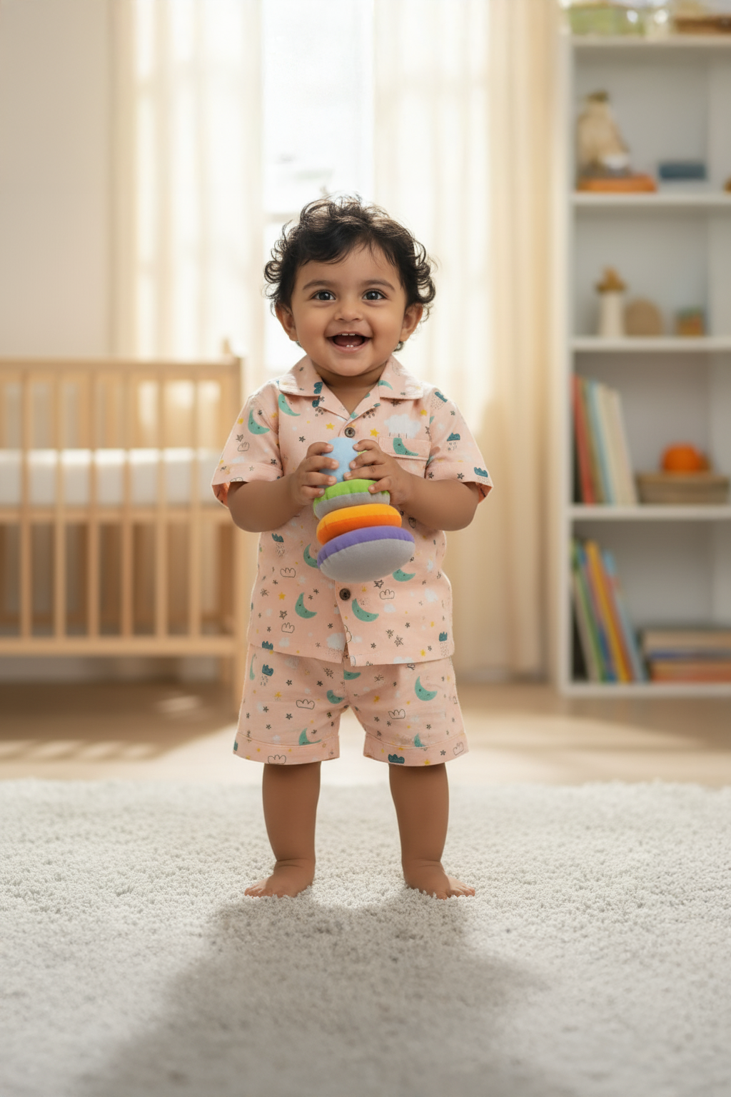 🌸 MIAAME BULOOA – Peach Playtime Co-ords