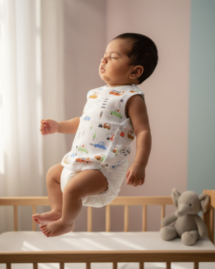 🚙 MIAAME BUBBLELU – Busy Little Cars Newborn Cotton Jabla