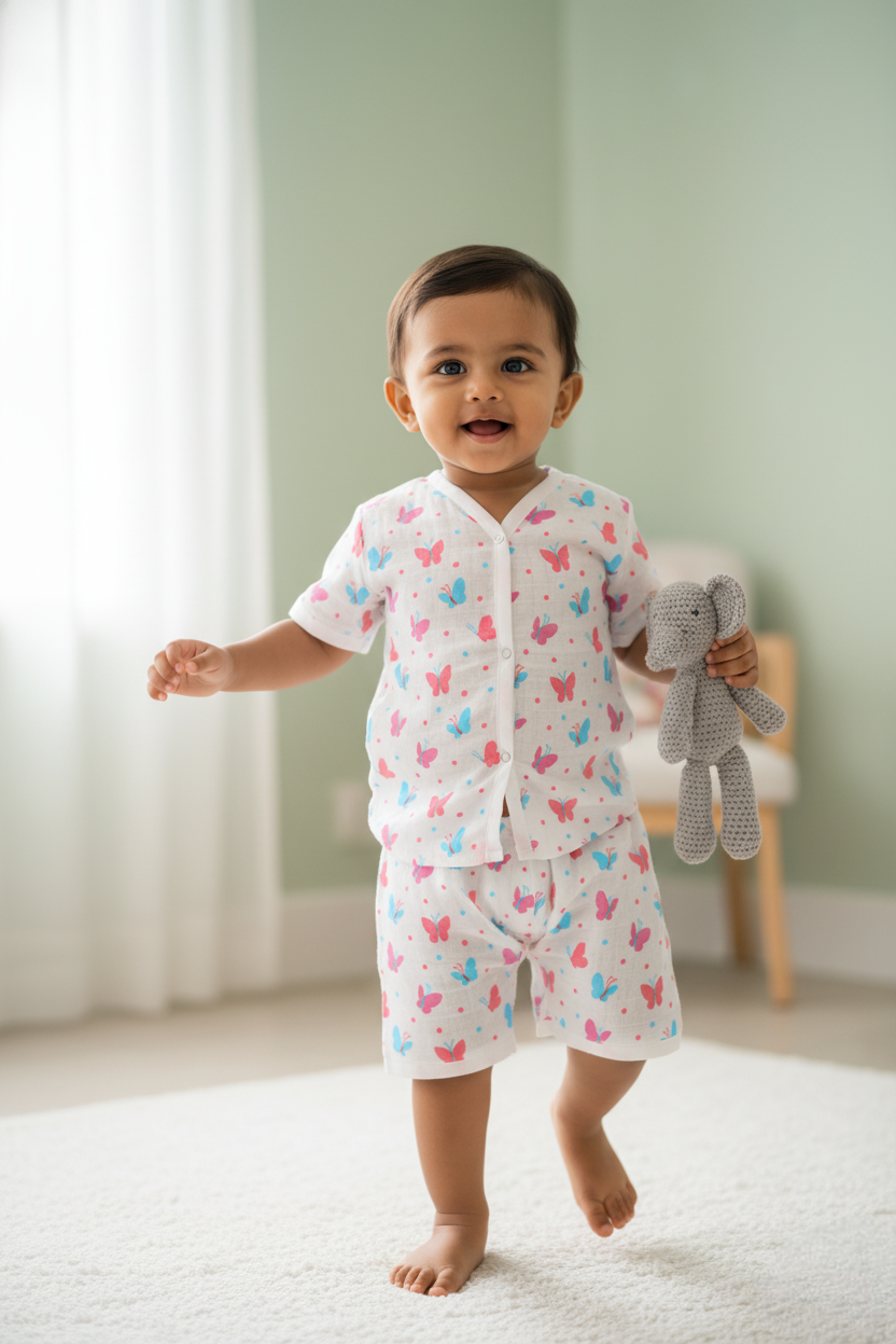 🦋 MIAAME BUBBLELU – Flutter Garden Co-ord Set