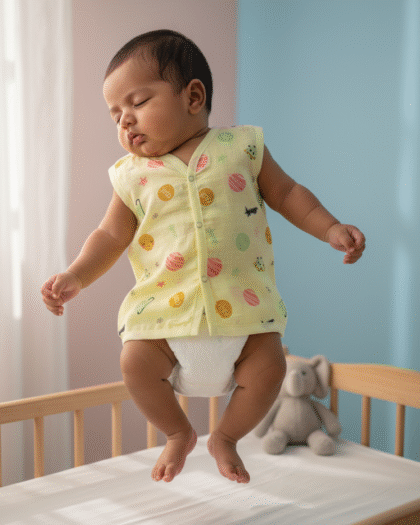 🪐 MIAAME BUBBLELU-Yellow Space Print Jabla