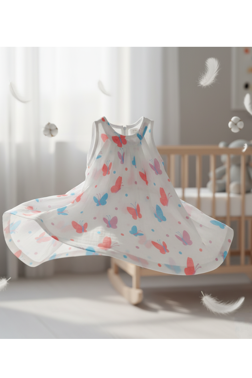 🦋 MIAAME BUBBLELU – Flutter Breeze Butterfly Frock - Image 2