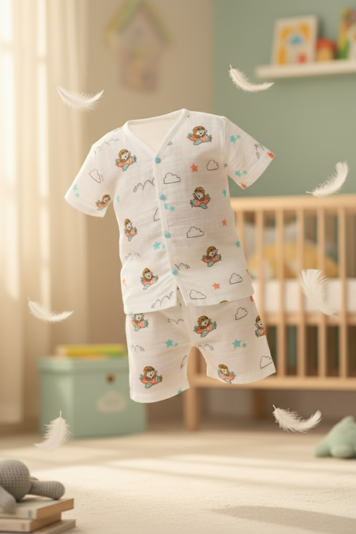 ☁️MIAAME BUBBLELU – Cloud & Stars Sky Pilot Co-ord Set - Image 2