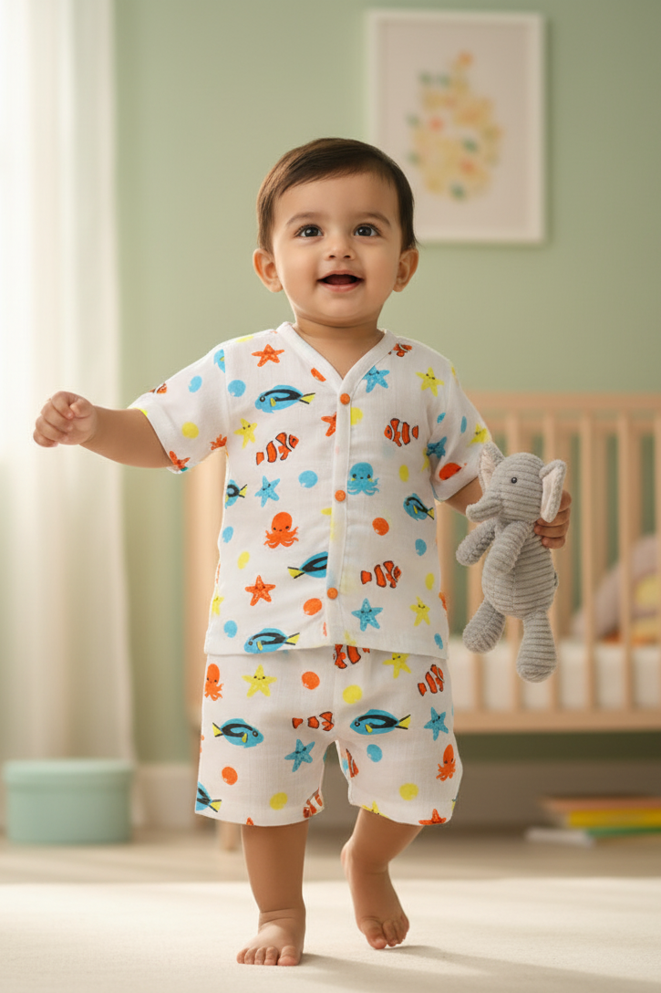 🐠MIAAME BUBBLELU – Ocean Friends Co-ord Set