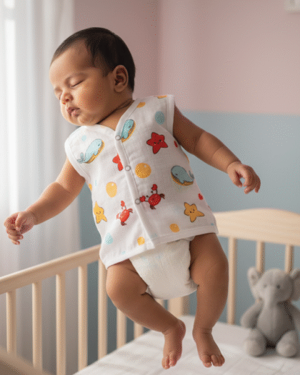 🐳 MIAAME BUBBLELU – Ocean Friends Newborn Cotton Jabla