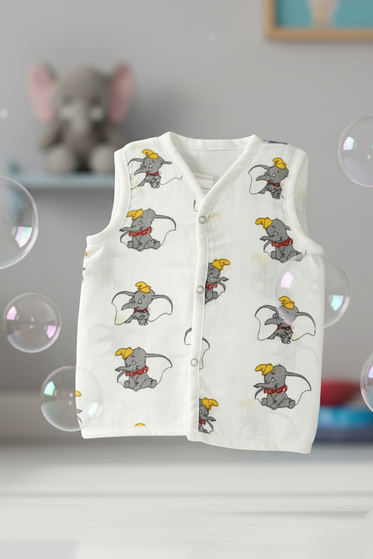 🐘 MIAAME BUBBLELU – Little Jumbo Newborn Cotton Jabla - Image 2