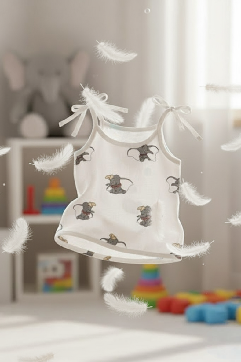 🐘 MIAAME BUBBLELU – Little Jumbo Newborn Cotton Jabla - Image 2