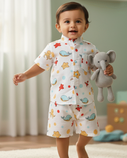 🌊 MIAAME BUBBLELU – Ocean Friends Co-ord Set